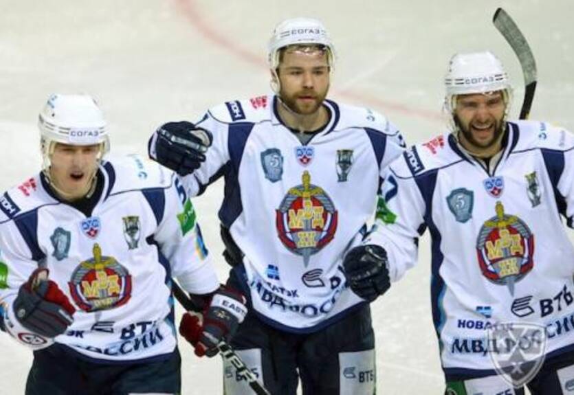 КХЛ. ХК МВД сравнивает счет в серии!