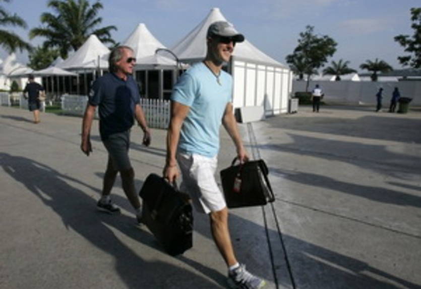 Шумахер: "В начале практики были проблемы с тормозами"