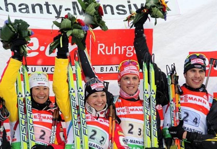 Германия - чемпион мира в смешанной эстафете