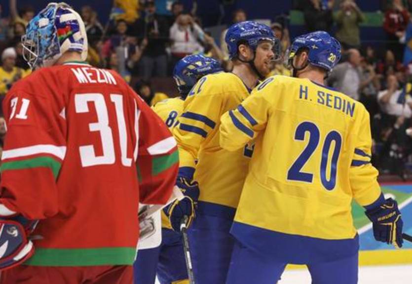 Хоккей. У Швеции снова проблемы с Беларусью