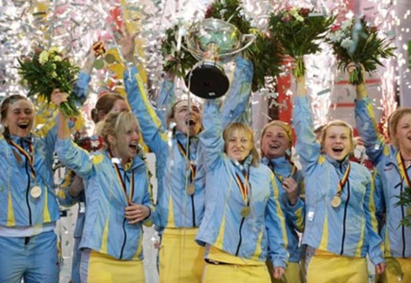 Женская сборная Украины - чемпион Европы по индорхоккею