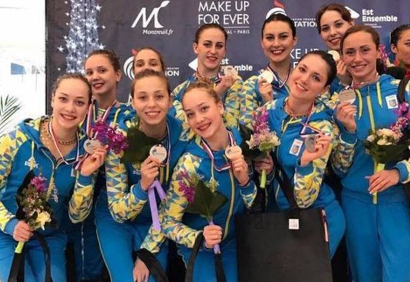 Украинские синхронистки выиграли три медали в последний день этапа Мировой серии в Париже