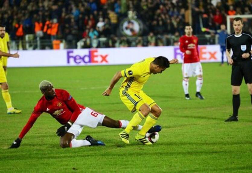 Ростов - МЮ 1:1 Видео голов и обзор матча Лиги Европы