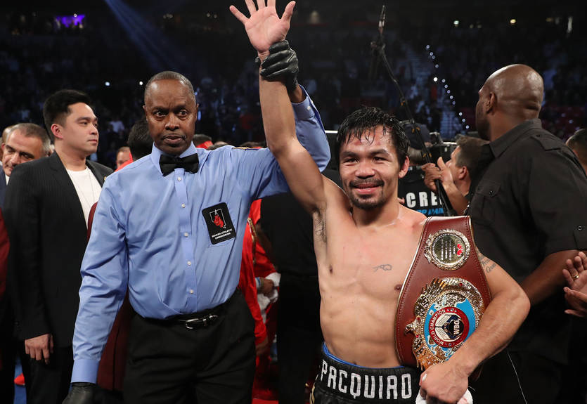 Пакьяо проведет защиту титула в бою против Хорна