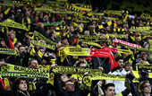 Боруссия Д – Монако: шикарный перфоманс болельщиков немецкой команды