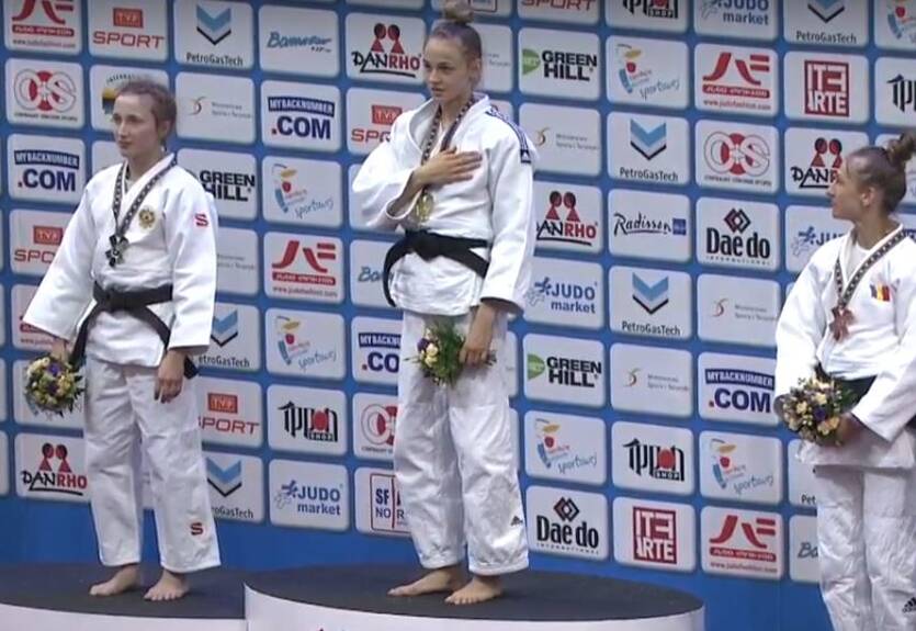 Юная украинка сенсационно завоевала золото чемпионата Европы по дзюдо