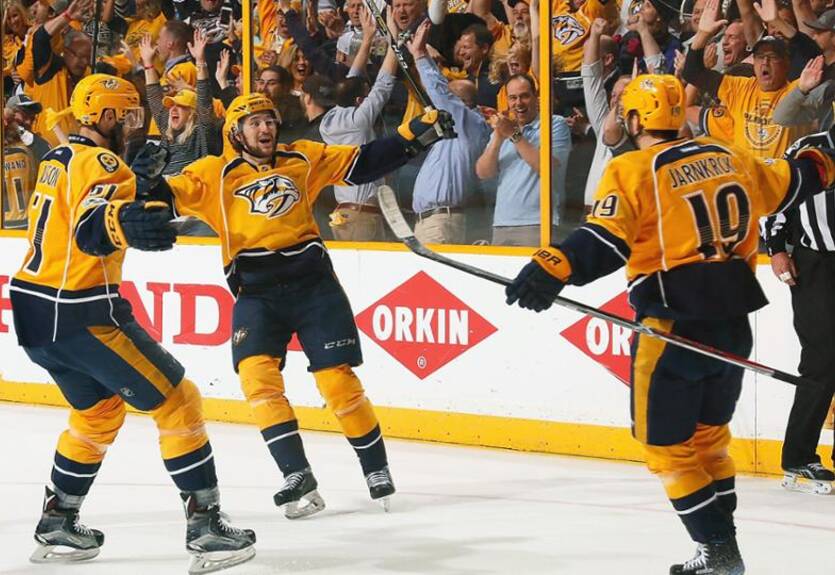 НХЛ: Эдмонтон разгромил Анахайм, Нэшвилл – в финале Конференции НХЛ: Эдмонтон разгромил Анахайм, Нэшвилл – в финале Конференции