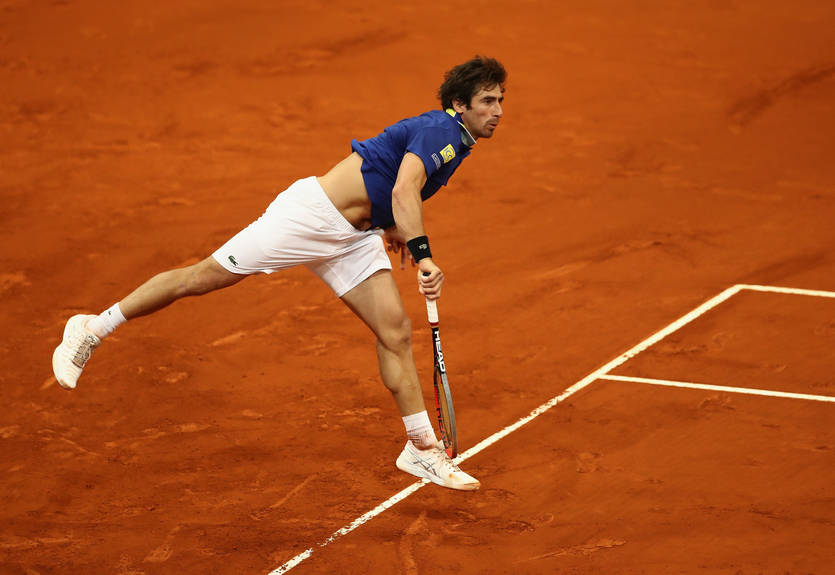 Фантастический удар Куэваса, шокировавший Зверева