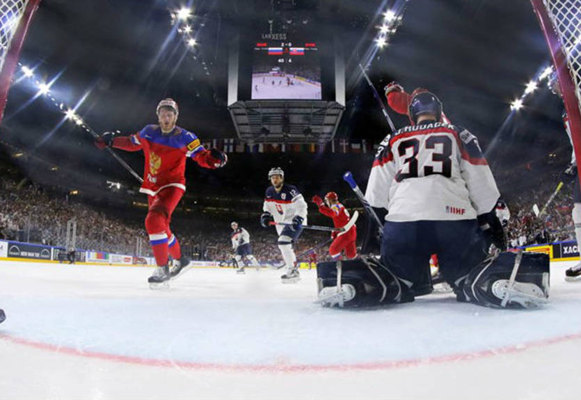Россия - Словакия 6:0 видео шайб и обзор матча ЧМ по хоккею