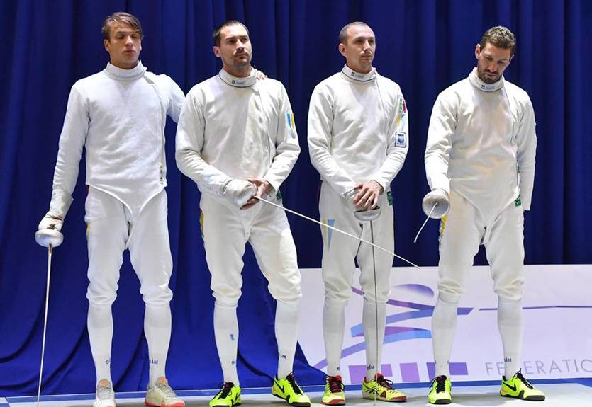 Украинские шпажисты завоевали серебро чемпионата Европы