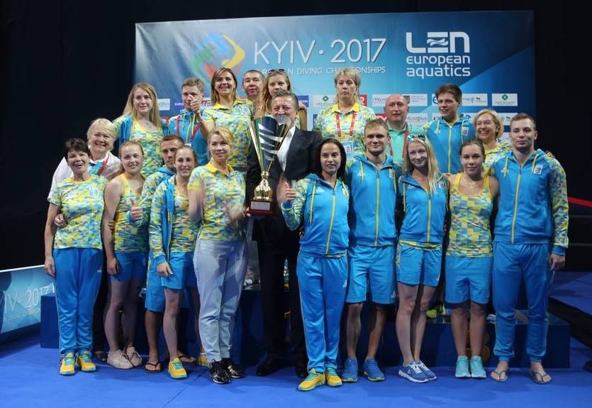 Украина заняла второе место в медальном зачете ЧЕ по прыжкам в воду