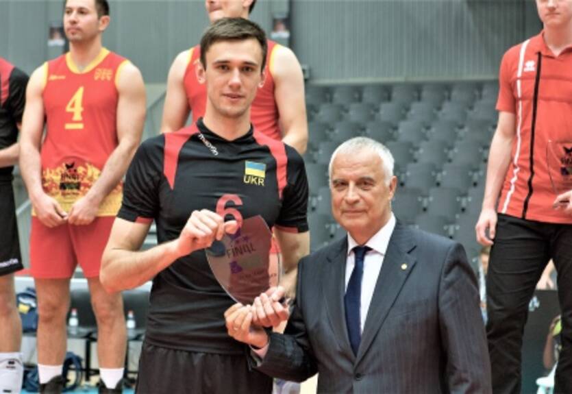 Украинец стал лучшим игроком волейбольной Евролиги