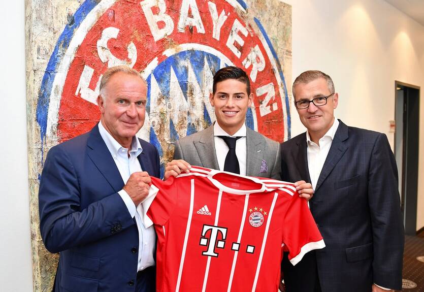 Бавария подтвердила трансфер Хамеса Бавария подтвердила трансфер Хамеса