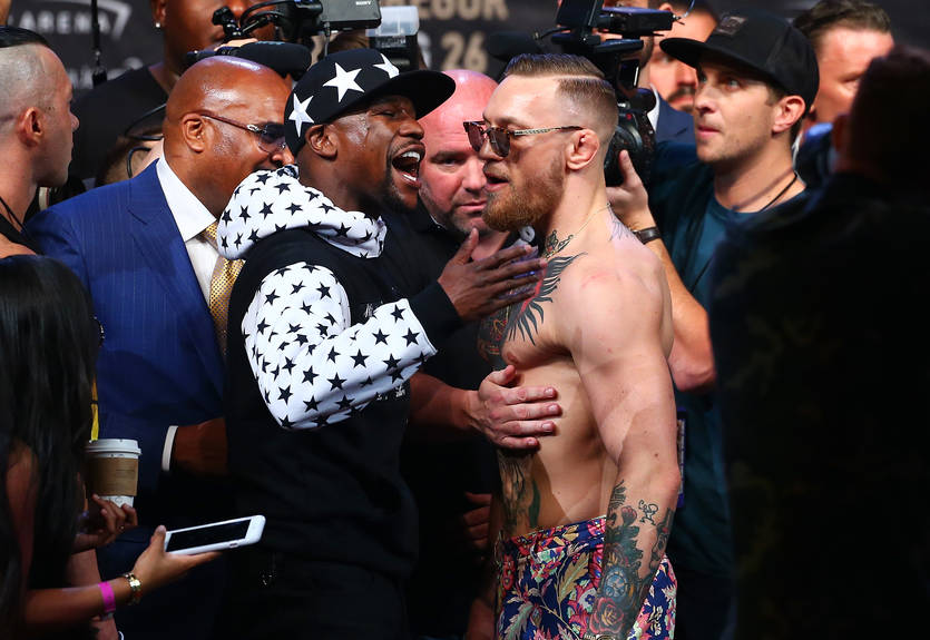 Мейвезер – Макгрегор: дуэль взглядов в Нью-Йорке