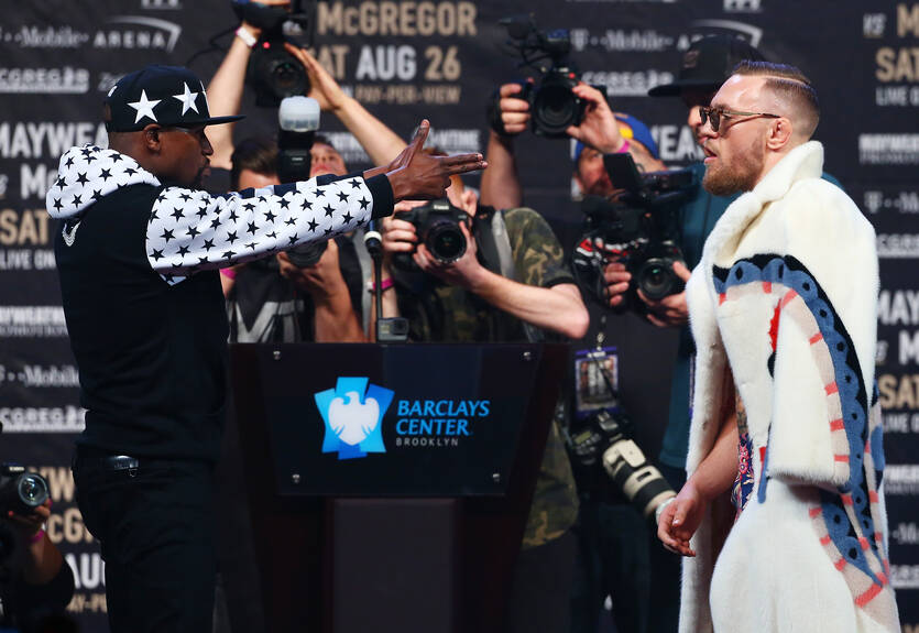 Мейвезер – Макгрегор: как прошла пресс-конференция в Нью-Йорке