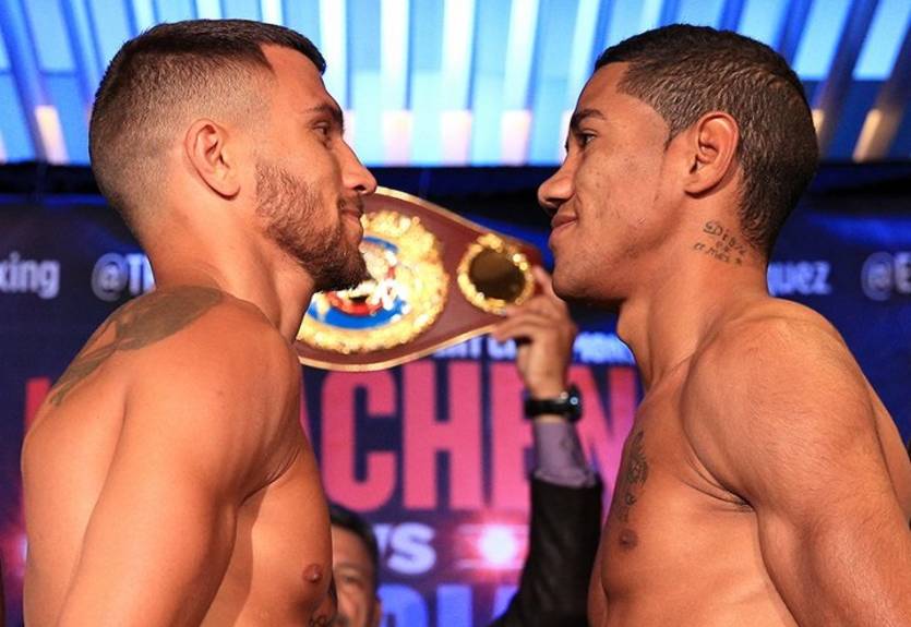 Ломаченко – Марриага: видео битвы взглядов