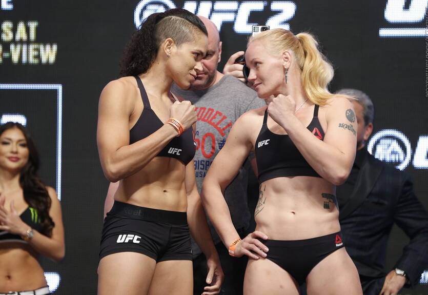 Шевченко и Нуньес взвесились перед боем на UFC 215 Шевченко и Нуньес взвесились перед боем на UFC 215