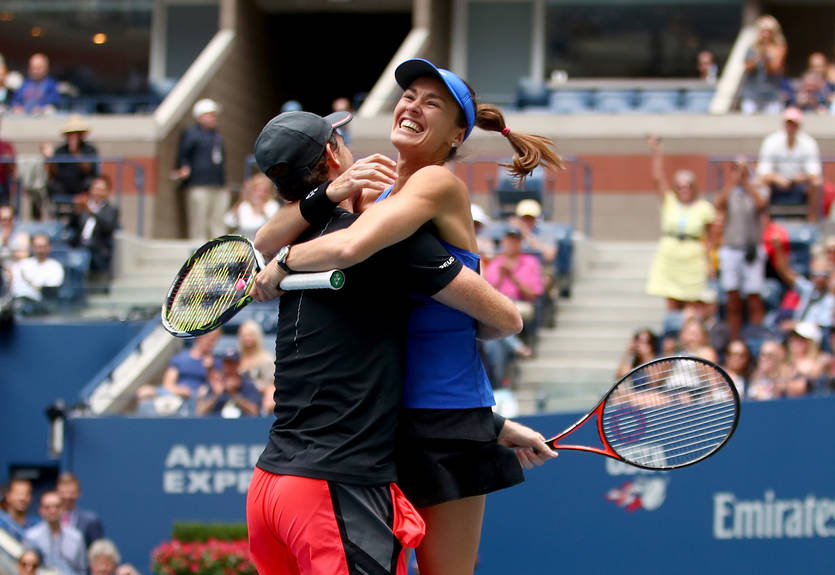 Хингис и Маррей выиграли титул в миксте на US Open