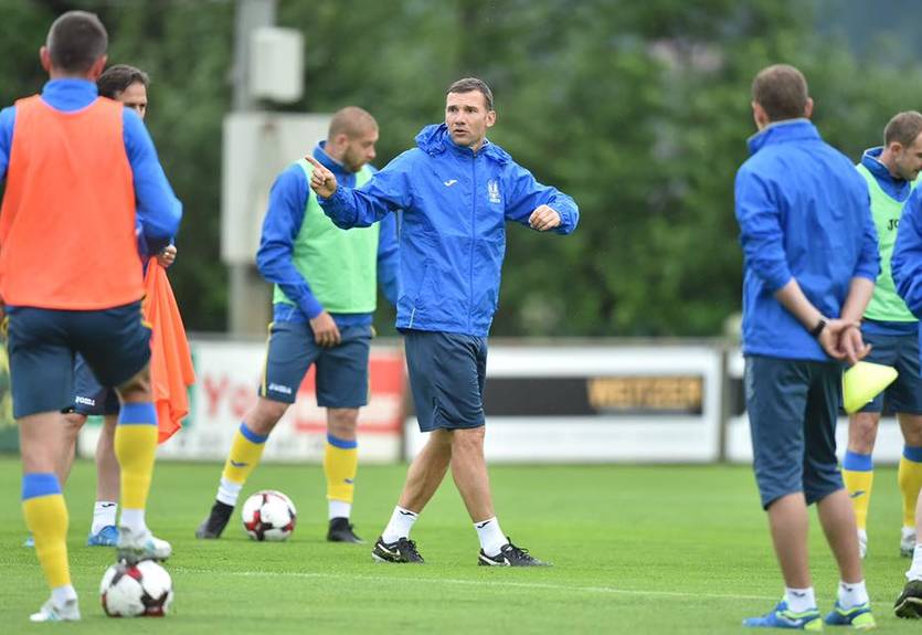 Шевченко: Недоволен результатом последних матчей сборной