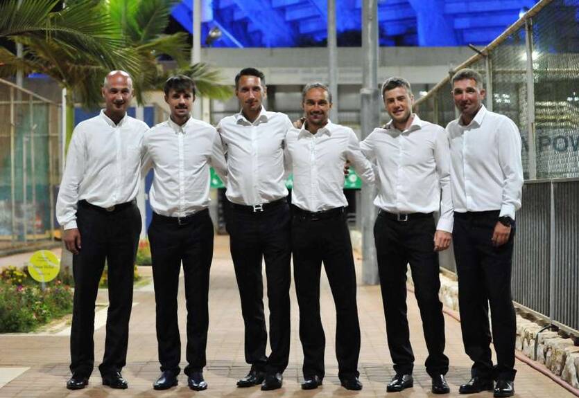 Сборная Украины побывала на официальном ужине команд Кубка Дэвиса