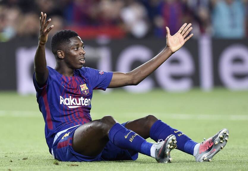 Барселона сэкономит 10 миллионов евро благодаря травме Дембеле