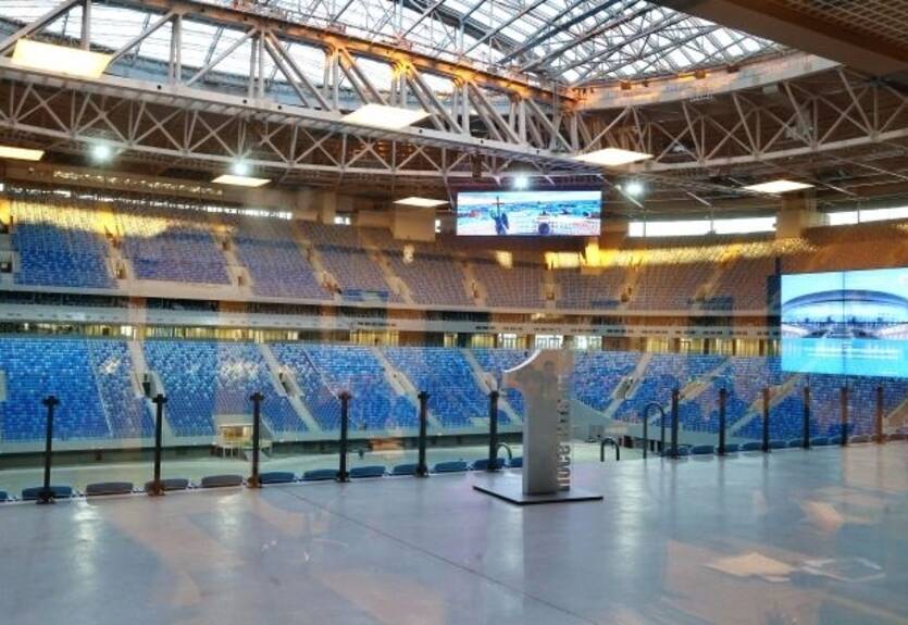 На стадионе Зенита протекла крыша