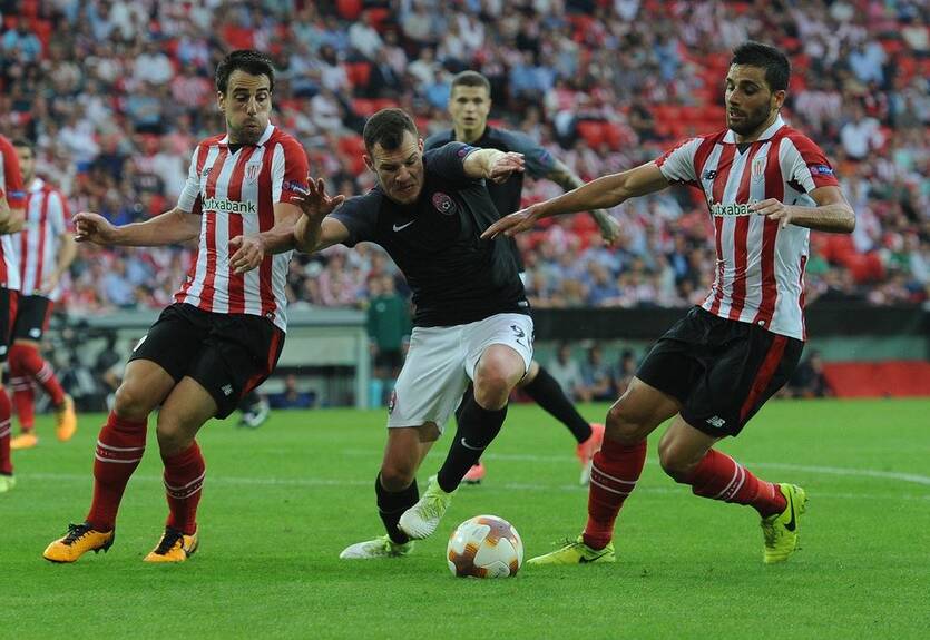 Атлетик – Заря 0:1 видео голов и обзор матча Лиги Европы