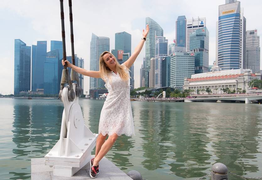 Театр, набережная и зоопарк: Свитолина побывала на экскурсии в Сингапуре