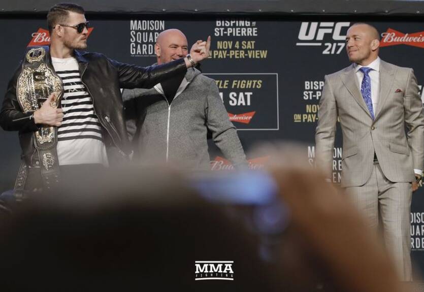 Сент-Пьер – Биспинг: прогноз и ставки букмекеров на бой UFC 217 Сент-Пьер – Биспинг: прогноз и ставки букмекеров на бой UFC 217