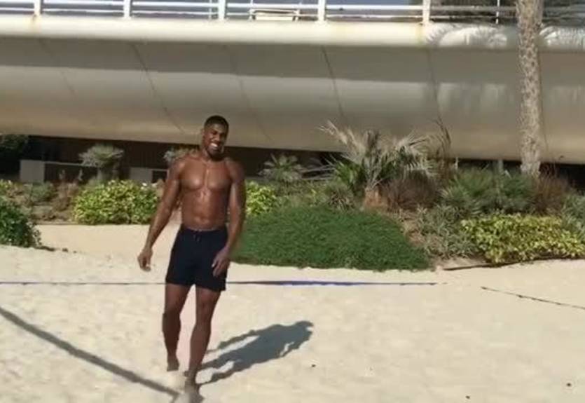 Джошуа отдыхает в Дубае на фоне разговоров о бое с Уайлдером