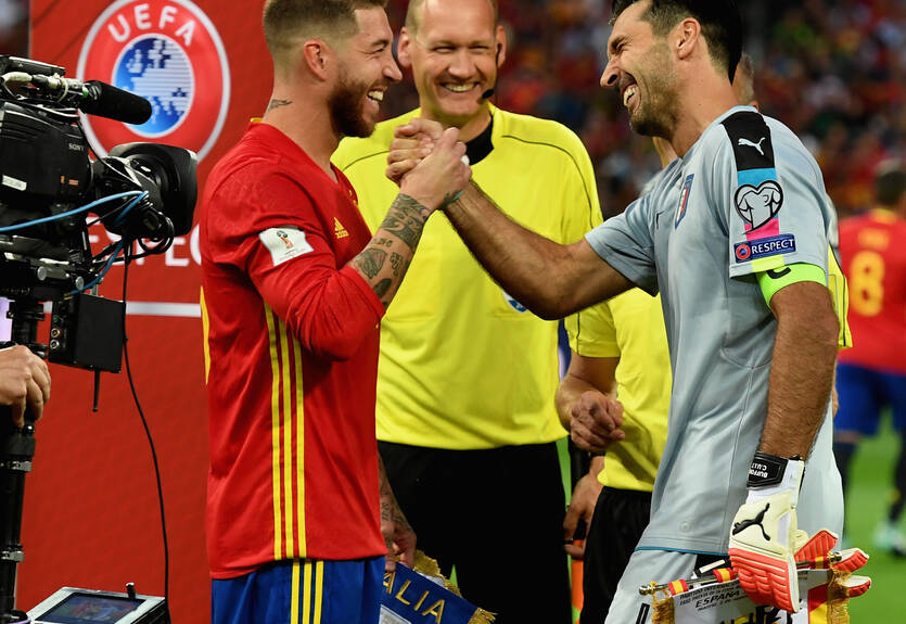 Рамос – Буффону: Мужества, друг, ты великий, мир будет скучать по тебе