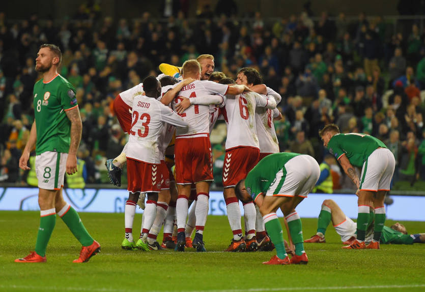 Ирландия – Дания 1:5 видео голов и обзор матча