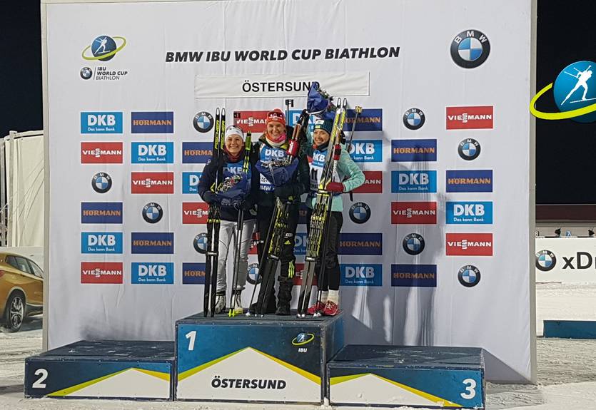 Биатлон: Джима вторую гонку подряд выиграла бронзу Биатлон: Джима вторую гонку подряд выиграла бронзу