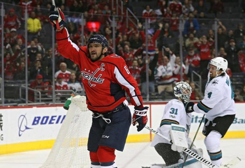 НХЛ: Вашингтон обыграл Сан-Хосе, Бостон уступил Нэшвиллу