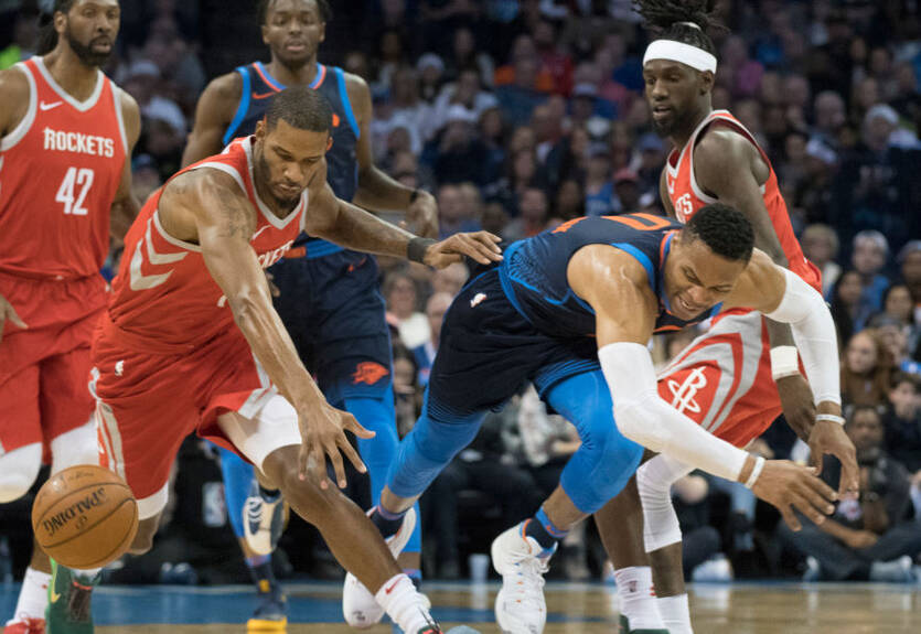 НБА: Голден Стэйт обыграл Кливленд, Хьюстон уступил Оклахоме