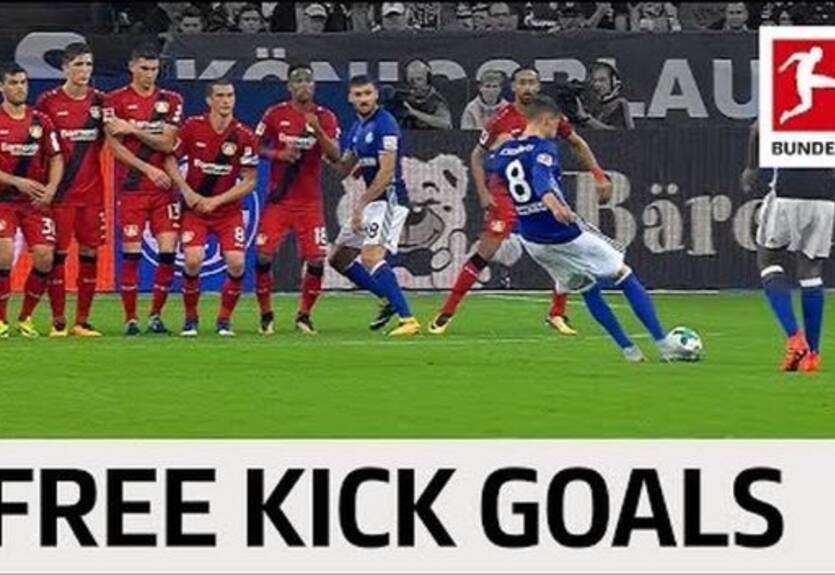 Есть на что посмотреть: лучшие голы со штрафных в Бундеслиге этого сезона