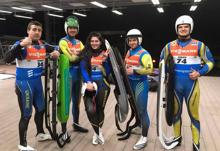 Украинские саночники завоевали пять лицензий на Олимпиаду Украинские саночники завоевали пять лицензий на Олимпиаду