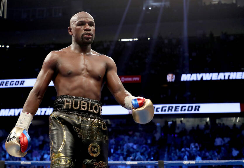 Мейвезер хочет, чтобы его лицо было на всех боксерских поясах