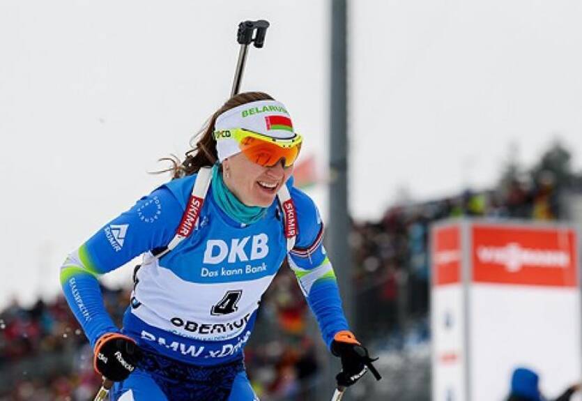 Домрачева прокомментировала свой поступок на финише гонки преследования Домрачева прокомментировала свой поступок на финише гонки преследования