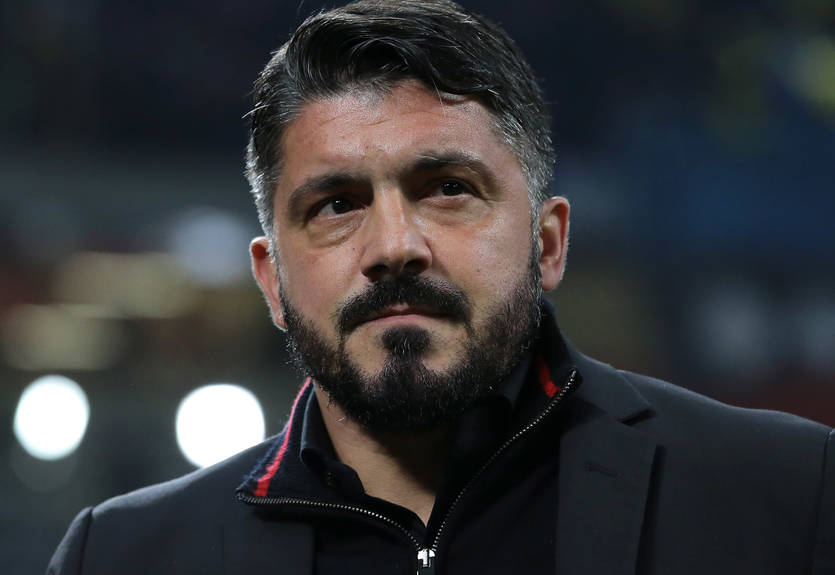 Гаттузо – телеведущей: Поцелуй Буффона с языком от меня Гаттузо – телеведущей: Поцелуй Буффона с языком от меня