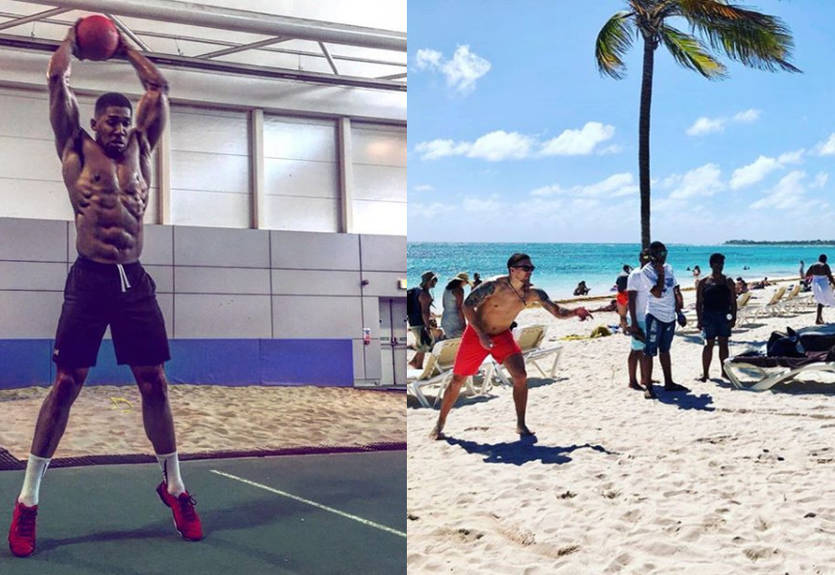 Усик на отдыхе, Джошуа в зале: лучшие инстафото недели