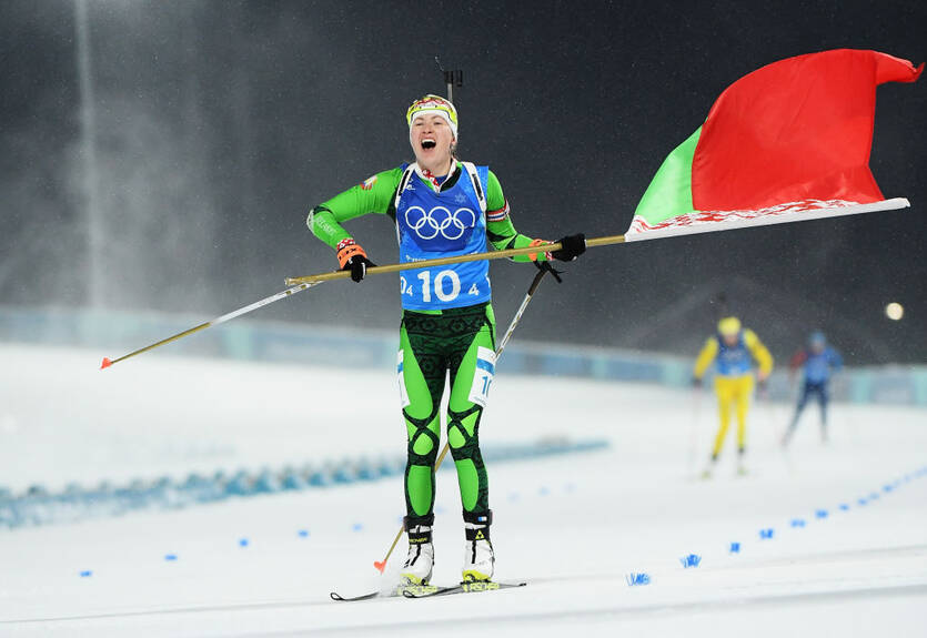 Бьорндален: Никогда не думал, что Домрачева выиграет эстафету Бьорндален: Никогда не думал, что Домрачева выиграет эстафету