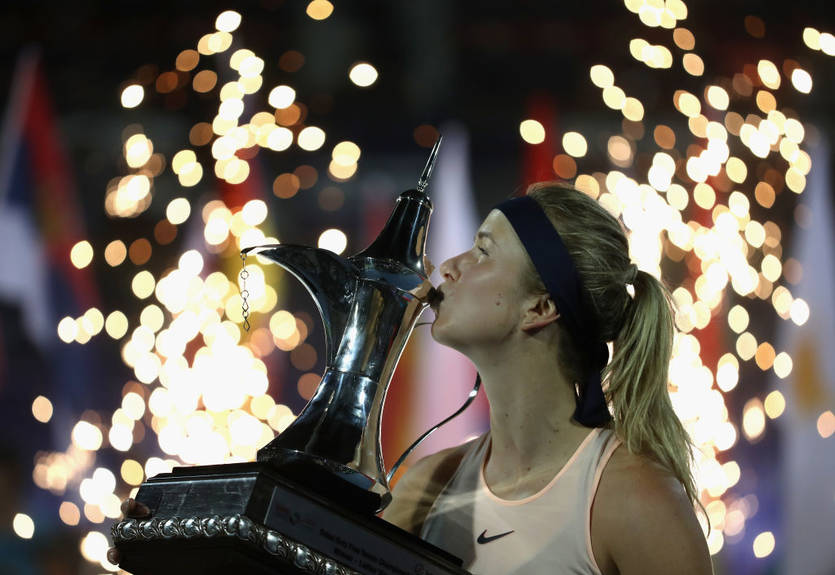 Свитолина – первая после Винус Уильямс смогла выиграть турнир в Дубае два года подряд