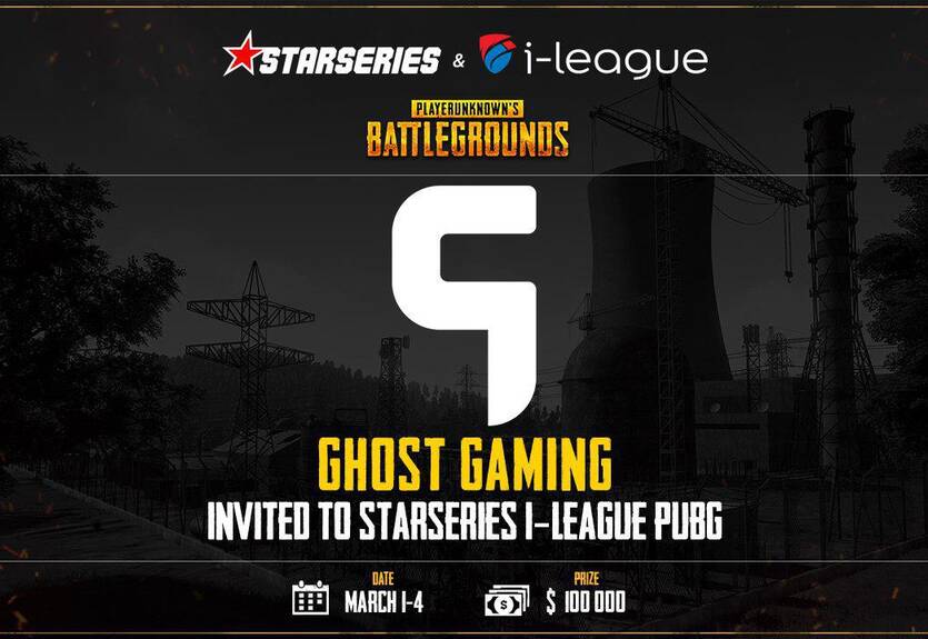 Ghost Gaming получили последнее приглашения на StarSeries i-League PUBG