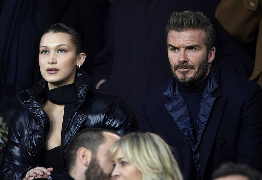 Бекхэм смотрел матч ПСЖ – Реал в компании 21-летней супермодели