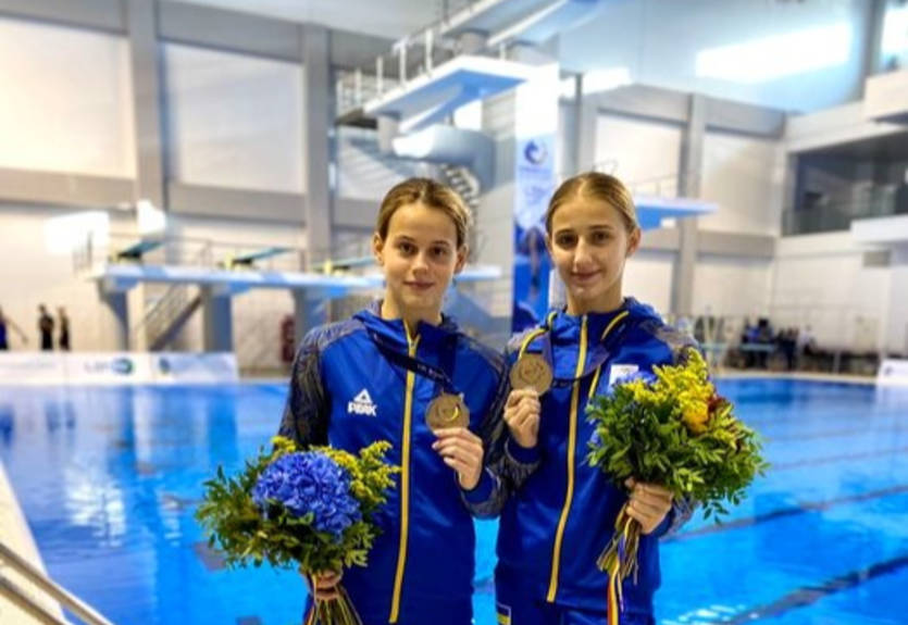 Україна виборола 8 медалей на юніорському чемпіонаті Європи зі стрибків у воду Україна виборола 8 медалей на юніорському чемпіонаті Європи зі стрибків у воду
