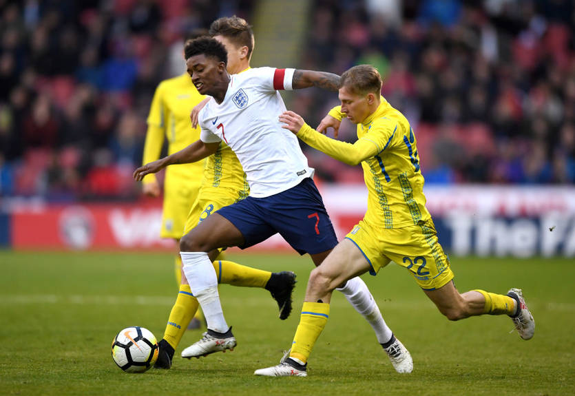 Украинская молодежка уступила сверстникам из Англии в матче отбора к ЧЕ