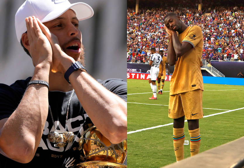 Зірка Голден Стейт відзначив святкування Дембеле, яке він продемонстрував після голу Ювентусу Зірка Голден Стейт відзначив святкування Дембеле, яке він продемонстрував після голу Ювентусу