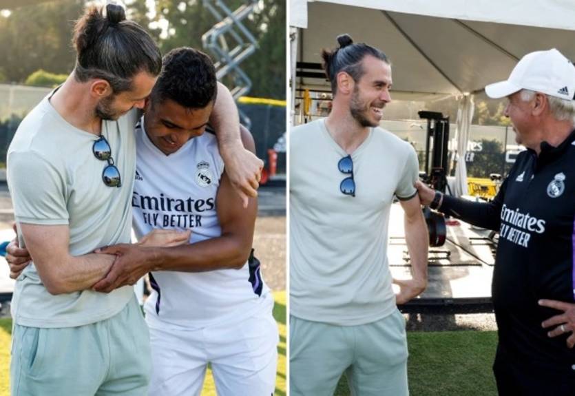 Теплая встреча: Бэйл посетил тренировку Реала спустя пару неделей после ухода