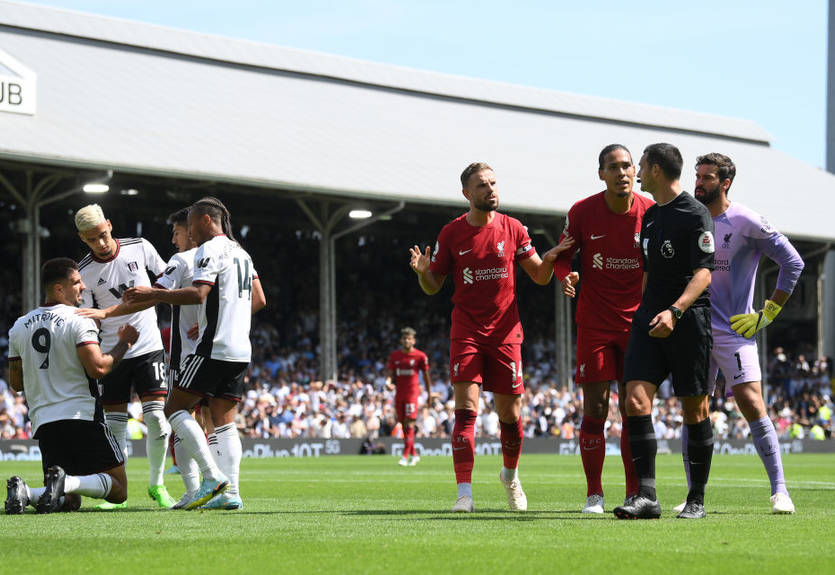 Ливерпуль потерял очки в первом же туре АПЛ, сыграв вничью с Фулхэмом